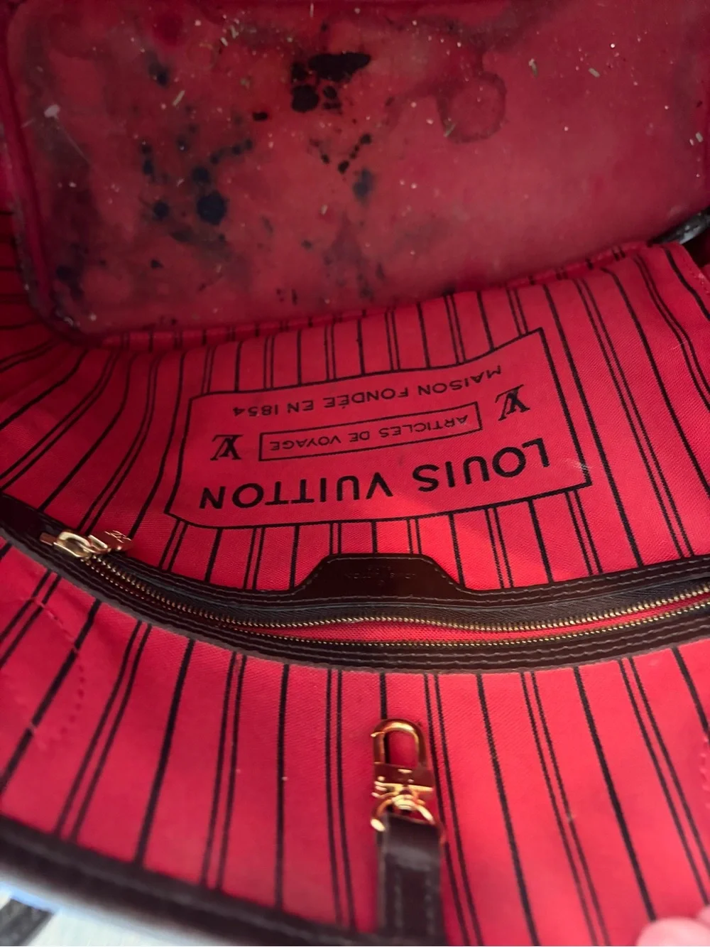 Louis Vuitton Brown Damier Checkered Tote